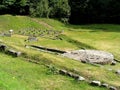 The ruins of dacians Sarmizegetusa Regia, also Sarmisegetusa, Sarmisegethusa